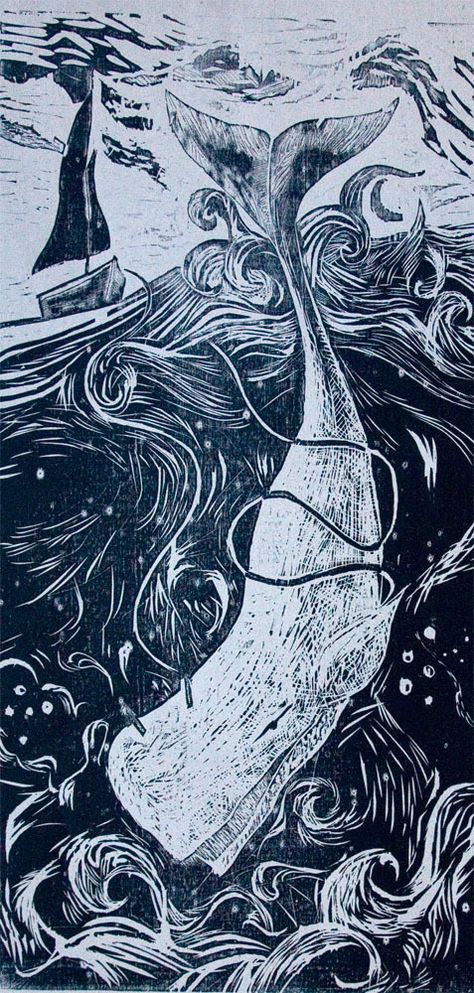 Pyrography Stencils, Coral Cottage, Sea Drawings, Linoleum Printing, Woodcut Printmaking, Relief Printmaking, Whale Art, Woodcuts Prints, Wood Cut