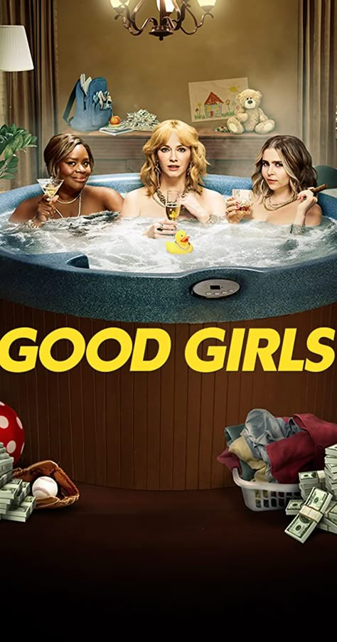 Good Girls Series, Good Girls Show, Good Girls, Wallpaper Backgrounds Tv Girl, Not Allowed Tv Girl, Girls Tv Show Hbo, Bad Boy Good Girl Movies, Mae Whitman, Amazon Prime Movies