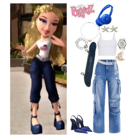 Bratz Rock Angels Outfits, Bratz Cloe Outfit, Bratz Outfits Inspiration Yasmin, Bratz Fashion Inspiration, Bratz Friends, Bratz Rock Angelz Outfits, Bratz Doll Outfits Inspiration, Bratz Rock Angelz Inspired Outfits, Bratz Doll Outfits Rock Angelz