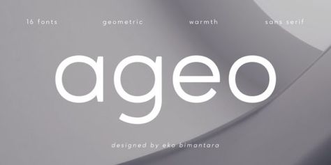 Ageo (30% discount, from 4,19€)   https://fontsdiscounts.com/ageo-30-discount-from-419e Create Font, Minimal Font, Font Creator, Clean Fonts, Geometric Font, Business Fonts, Minimalist Font, Japanese Typography, Modern Sans Serif