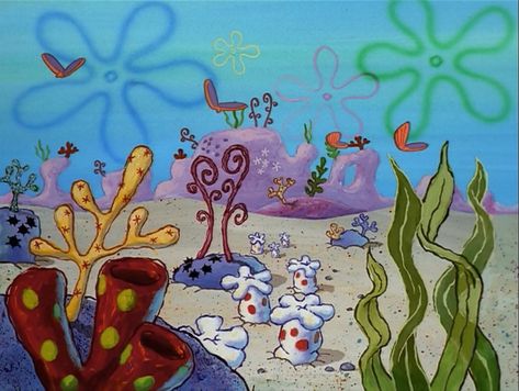 spongebob squarepants Spongebob Squarepants Background, Spongebob Landscape, Spongebob Bubbles, Old Spongebob, Spongebob Scenes, Spongebob Sky, Spongebob Poster, Spongebob Aesthetic, Spongebob Art