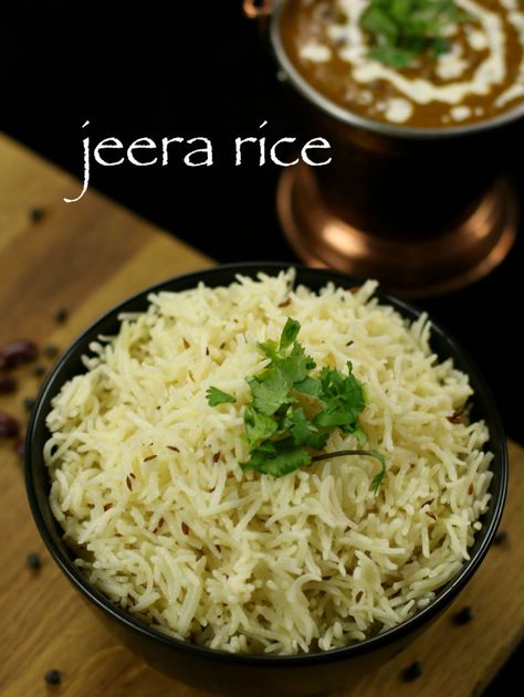 jeera rice recipe | jeera pulao recipe | steamed zeera rice recipe Zeera Rice Recipe, Jeera Rice Recipe, Vegetable Meals, Indian Rice Recipes, Jeera Rice, Indian Rice, Pulao Recipe, Cumin Seeds, Desi Food