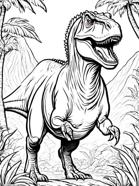 Dinosaur Coloring Pages (Free Printables) Dinosaur Coloring Pages Free Printable, Dino Drawing, Fathers Day Coloring Page, Largest Dinosaur, Prehistoric World, Free Coloring Sheets, Dinosaur Coloring Pages, Dinosaur Coloring, Cat Coloring Page