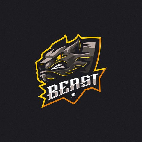 Beast on Behance Logo Design Animal, Beast Logo, Mascot Logos, Monkey Logo, Wild Logo, Logo Youtube, Team Logo Design, Fox Logo, Esports Logo