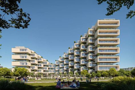 Bjarke Ingels Architecture, Form Development, Athens Metro, Condominium Architecture, Urban Regeneration, Bjarke Ingels Group, Danish Architecture, Greek Columns, Timber Roof