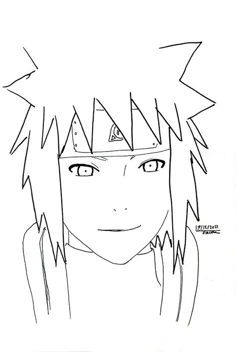 Minato Drawing Easy, Minato Sketch, Minato Drawing, Easy Manga Drawings, Face Pencil Drawing, Naruto Drawings Easy, Arm Drawing, Realistic Sketch, Doremon Cartoon