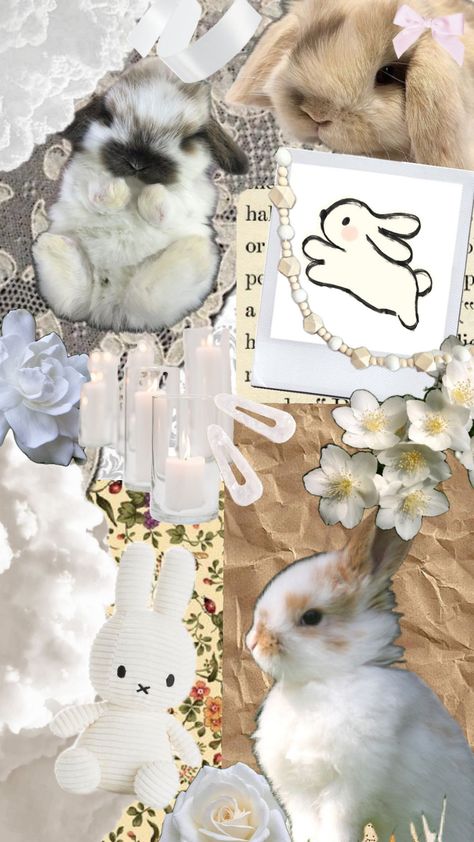 Fall Bunny Wallpaper, Cute Bunny Wallpaper, Rabbit Wallpaper, Bunny Wallpaper, Cute Tumblr Wallpaper, Coding For Kids, Tumblr Wallpaper, Aesthetic Collage, Cute Wallpaper Backgrounds