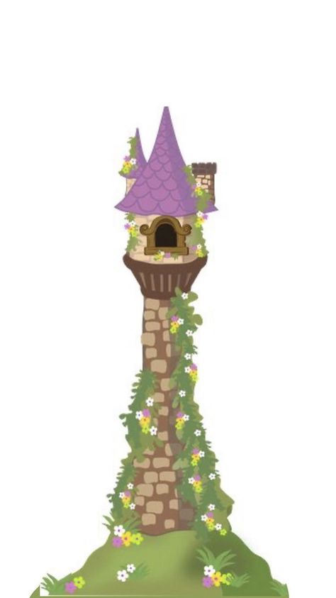 Rapunzel Clipart, Rapunzel Castle, Bolo Rapunzel, Rapunzel Cake, Rapunzel Tower, Tangled Princess, Disney Png, Tangled Birthday Party, Rapunzel Birthday