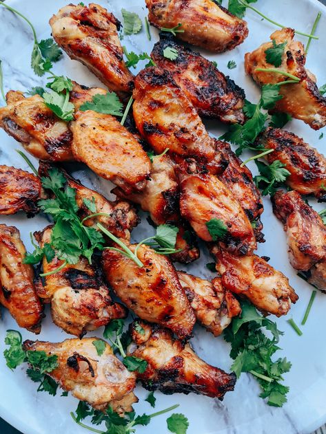 Vietnamese Grilled Wings — Hungry Ali Fish Sauce Wings, Wings Grilled, Vietnamese Fish, Lemongrass Paste, Pizza Grilled Cheese, Grilled Wings, Grilled Chicken Wings, On The Grill, The Kiss