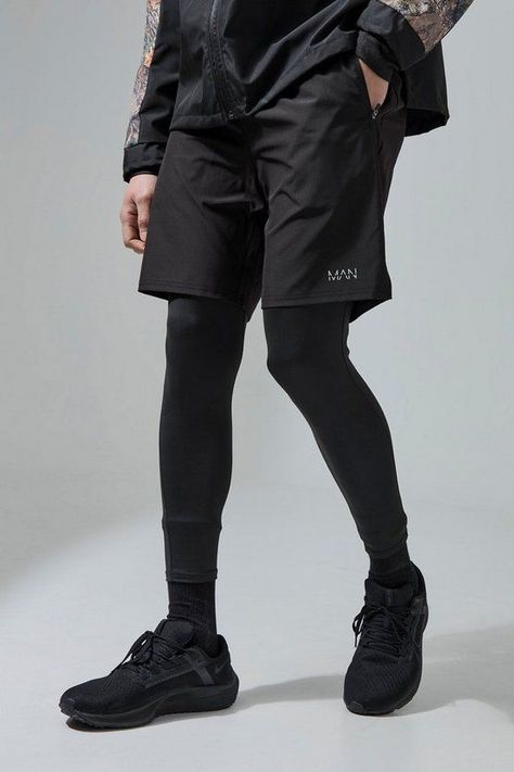 Comfortable and good quality Men Leggings With Shorts, Sports Outfit Men, Casual Athletic Outfits Men, Athletic Outfits Men, Athletic Wear Men, Smart Trainers, Health Goth, Gym Jacket, Plus Size Joggers