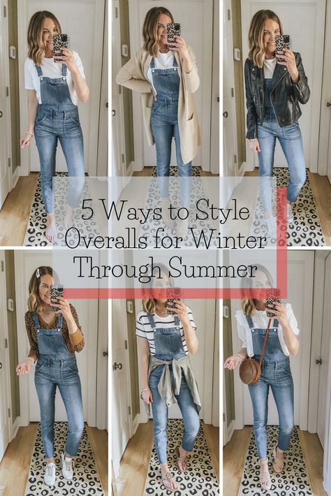 Women Overalls Outfits Summer, Jean Overalls Outfit Winter, Cool Mom Style Winter, Plus Size Overalls Outfit Winter, Mom Overalls Outfit, Denim Dungarees Outfit Winter, Women’s Overalls Outfit, Jean Overall Outfits Winter, Casual Overall Outfits