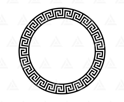 Greek Key Tattoo Women, Greek Band Tattoo, Greek Circle Pattern, Greek Key Tattoo, Greek Border Pattern, Greek Pattern Design, Greek Wave Pattern, Greek Circle, Hercules Tattoo