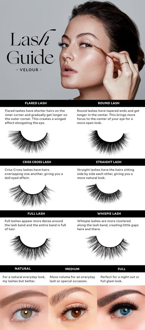 Lash Application, Velour Lashes, Lash Style, False Lashes, Style Guide, Style Guides, Lashes, Online Store, Lifestyle