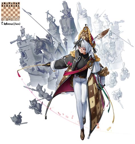 Japon Illustration, 캐릭터 드로잉, Scene Design, Poses References, 영감을 주는 캐릭터, Cute Art Styles, Chess Pieces, An Anime, Fantasy Character Design