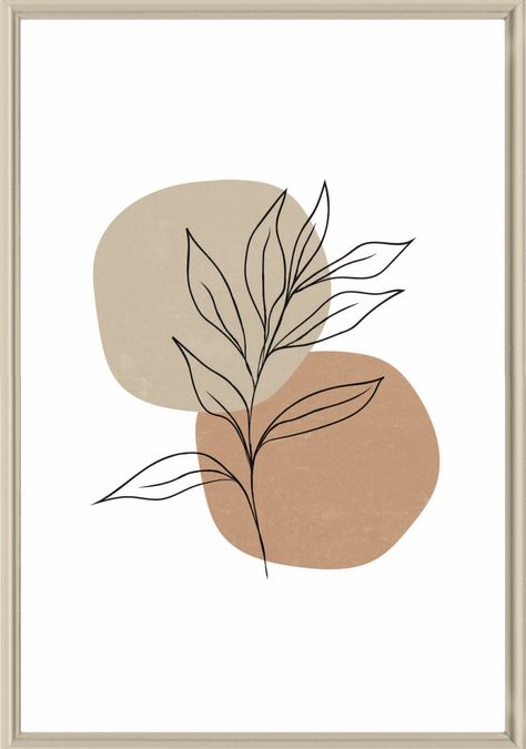 Minimalist Plant Art, Boho Painting, Soyut Sanat Tabloları, Outline Art, Abstract Line Art, Plant Art, Minimal Style, Boho Art, Line Art Drawings