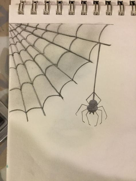 Halloween Sketches Pencil, Spider Web Drawing, Marvel Art Drawings, Spider Drawing, Spiderman Drawing, Spiderman Art Sketch, Kpop Drawings, Easy Doodle Art, Easy Doodles Drawings