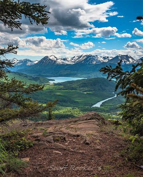 Nature's window looking down on Skilak Lake, Kenai Peninsula, Alaska, USA | Scott Rocker Photography Kenai Peninsula Alaska, Alaska Kenai Peninsula, Alaska Sunset, Seward Alaska Photography, Kenai Peninsula, Valley Landscape, Kenai River Alaska Fishing, Living In Alaska, Nature Reserve