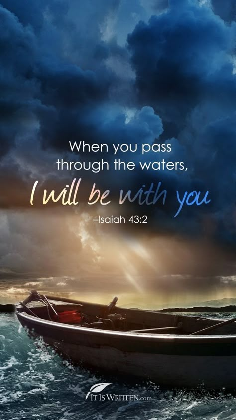 Isaiah 43 2, Bible Verse Background, Bible Quotes Images, Beautiful Bible Verses, Photographie Portrait Inspiration, Powerful Bible Verses, Ayat Alkitab, Biblical Verses, Prayer Scriptures