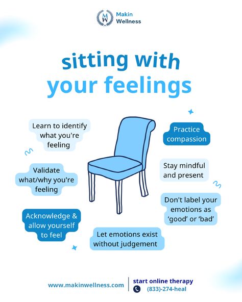 Learning to sit with your feelings can be powerful.  It’s okay to honor your emotions and take the time to understand them 💌  Share this post to raise awareness 💙  #onlinetherapy #mentalhealthawareness #psychologytoday #feelings #emotions #emotionalintelligence #pennsylvania #florida #vermont Sit With Your Feelings, Solution Focused Therapy, Clinical Social Work, Self Esteem Issues, Be Powerful, Family Counseling, Physical Disabilities, Couples Counseling, Good Morning Friends Quotes