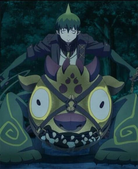 Ao No Exorcist - Amaimon Cute pet Amaimon Blue Exorcist, Blue Exorcist Mephisto, Cram School, Blue Exorcist Rin, Japanese Show, Demon Baby, Blue Exorcist Anime, Exorcist Anime, Rin Okumura