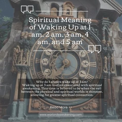 Why do I always wake up at 3 am?
Waking up at 3 am is often associated with spiritual awakening. This time is believed to be when the veil between the physical and spiritual worlds is thinnest, allowing for greater spiritual connection. Waking Up At 2am Meaning, Waking Up At 1am Meaning, Waking Up At 3:33 Am Meaning, Why Do I Wake Up At 3 Am, 4:30 Am Wake Up, Whomst Has Awakened The Ancient One, Waking Up At 3am, 1 Am, How To Move Forward