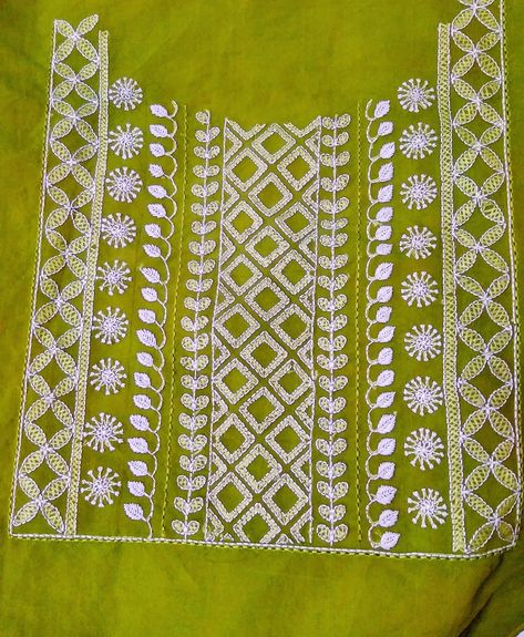 Chikankari Work Embroidery, Chickenkari Embroidery Designs, Chikankari Motifs Design, Chickenkari Embroidery Motifs, Chickenkari Designs, Chikankari Embroidery Motifs Pattern, Chikankari Embroidery Design, Navratri Kurti, Chikankari Motifs