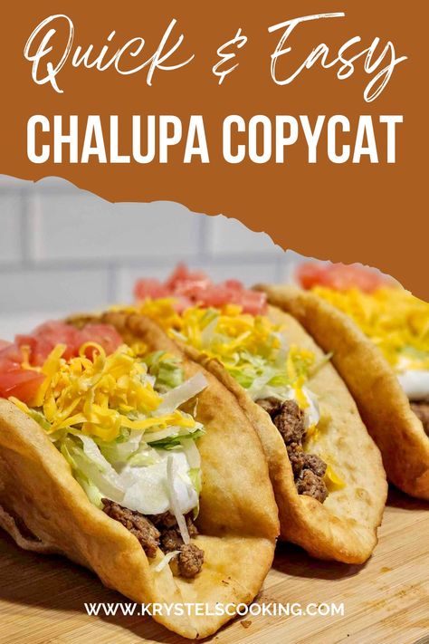 Get ready for an at-home Mexican fiesta my Best Copycat Chalupas recipe brings the flavors of Taco Bell right to your kitchen, with a simple and quick dinner that your taste buds will thank you for! Chalupa Recipe Shells, Taco Bell Chalupa Recipe, Chalupas Recipe, Mexican Chalupas Recipe, Taco Bell Chalupa, Chalupa Recipe, New Dinner Ideas, Taco Bell Recipes, Easy Sandwich