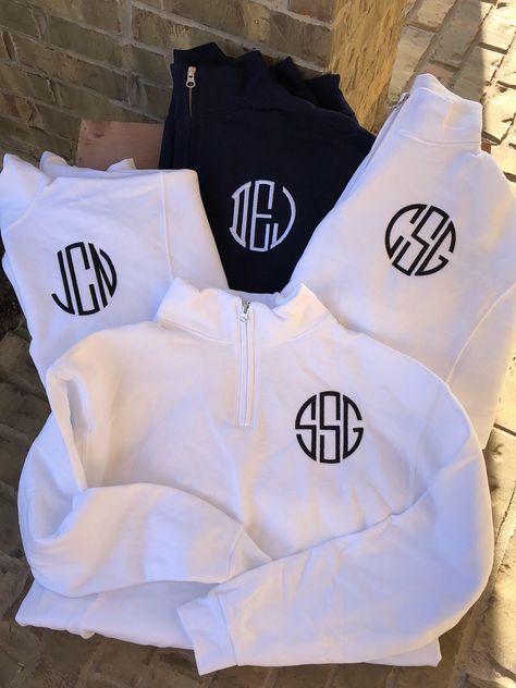 Crew Neck Cotton Sweatshirt With Monogram, Monogram Clothes, Casual Long Sleeve Sweatshirt With Monogram Print, United Monograms Sweatshirts, Casual Monogram Crew Neck Sweatshirt, Sped Shirts, Cheap Monogram Crew Neck T-shirt, Ladies Sweatshirt, Commercial Embroidery Machine