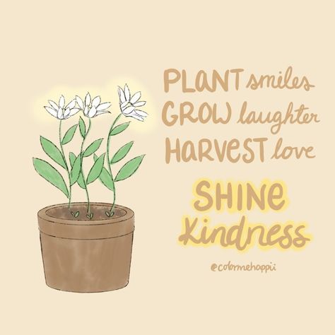 Kaitlyn • Drawing Positivity on Instagram: “What will you choose to plant today?  Find me at @colormehappii for more dashes of color, positivity and inspiration! . . . . . . . . .…” Plants Quotes Life Inspiration, Tree Planting Quotes, Planting Seeds Quotes, Short Flower Quotes, Seed Quotes, Garden Quotes Signs, Plant Quotes, Plants Classroom, Growing Quotes