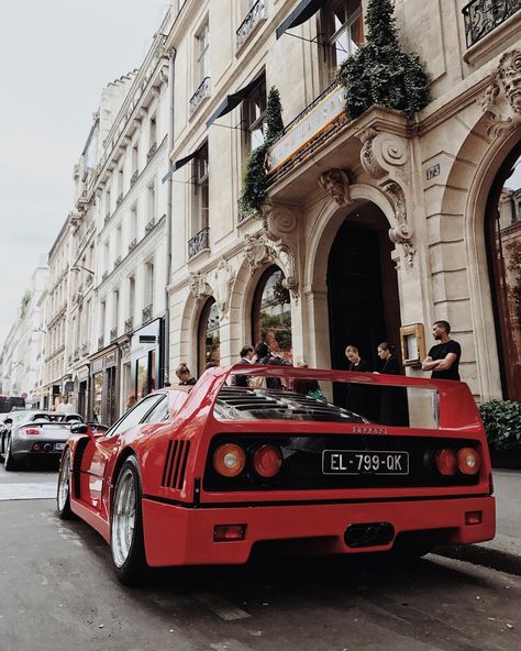 Nathaniel on Instagram: “F40 outside Ralph Lauren in Saint-Germain-des-Prés, #Paris”