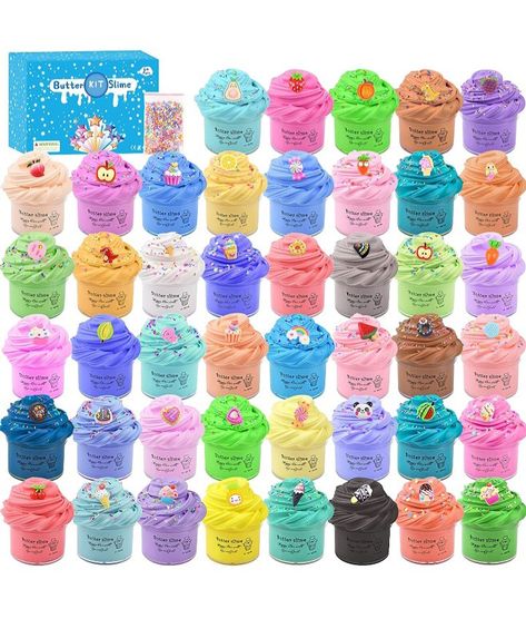 Fruit Slime, Slime Making Kit, Colorful Slime, Slime Kits, Sticky Slime, Slime Toy, Butter Slime, Slime Party, Slime For Kids