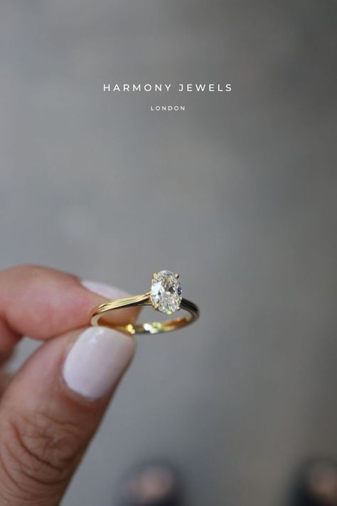 Pointed Oval Engagement Ring, Outdoorsy Engagement Rings, Small Gold Engagement Ring, Non Traditional Wedding Rings Engagement, Oval Engagement Ring Solitaire, Beautiful Promise Rings, Rings 2023, Gold Oval Engagement Ring, Non Traditional Wedding Ring