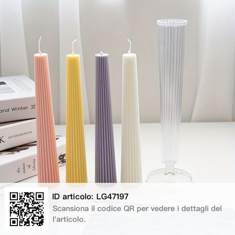 Emergency Candles, Ice Candle, Pillar Candle Molds, Handmade Candles Diy, Cylinder Candles, Soap Molds Diy, Sweet Candles, Candle Molds Diy, Church Candles