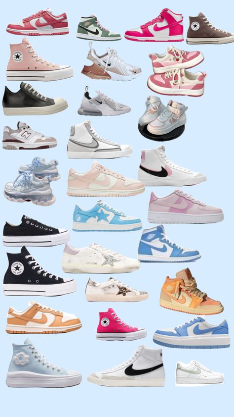 Sneakerhead Room, Trendy Shoes Sneakers, Pretty Shoes Sneakers, Cute Nike Shoes, Cute Nikes, Shoe Inspo, School Fits, Cute Simple Outfits, Pretty Shoes