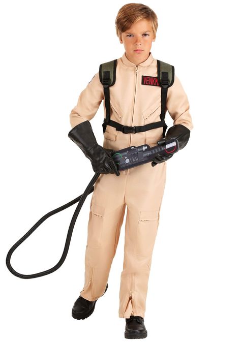 PRICES MAY VARY. Polyester loop closure Size: X-Small 100% polyester Zipper closure down front Hook and loop closure on chest for name tags 4 different name tags to choose from The Fun Costumes Deluxe Ghostbusters Costume for Boys and Girls Your kiddo will be ready for ghost busting this Halloween when you choose this Ghostbuster costume for girls and boys! Our Ghostbuster jumpsuit is officially licensed and it comes with a Ghostbusters proton pack with realistic graphics and a wand. Officially Ghostbusters Outfit, Ghostbusters Jumpsuit, Ghostbuster Costume, Ghostbusters Kids, Original Ghostbusters, Outfit For Halloween, Ghostbusters Costume, Ghostbusters Logo, Work Jumpsuit