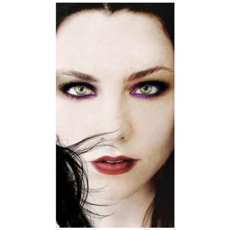 Amy Lee Makeup, Amy Lee Evanescence, Women Of Rock, Purple Makeup, Rock Chick, Goth Beauty, Amy Lee, Gothic Makeup, Evanescence