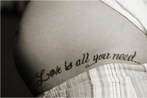 Love is all you need tattoo Tattoo Ideas Lyrics, Tattoos Lyrics, Lyrics About Love, Inspiring Lyrics, Lyric Tattoos, Tattoo Font, Future Ideas, Matching Tattoos, Beautiful Songs