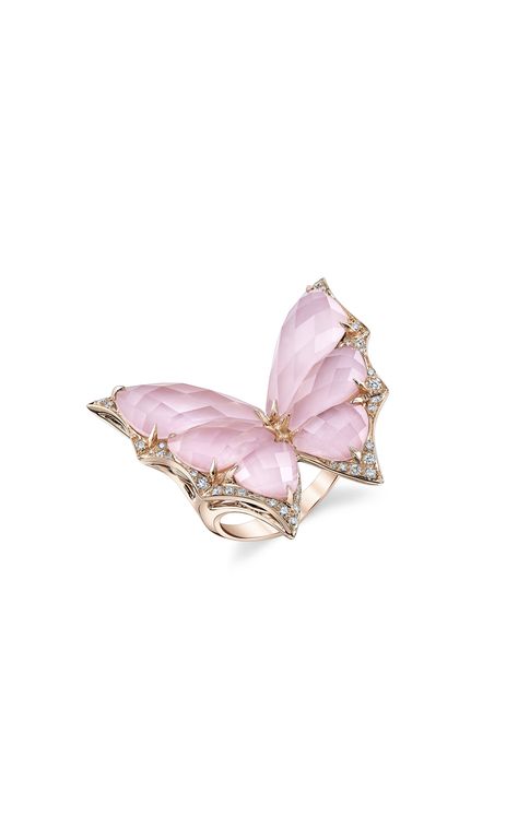 Stephen Webster Jewelry, Stephen Webster, Large Ring, Pink Opal, Dream Jewelry, Jewelry Branding, Pave Diamonds, Moda Operandi, White Diamond