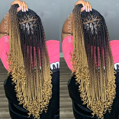 DUBAII in 2022 | Black girl braided hairstyles, African hair braiding styles, Box braids hairstyles for black women Single Braids Hairstyles, High Ponytail Styles, Braids Styling, Braids Knotless, Lemonade Braids Hairstyles, Lemonade Braids, Short Box Braids Hairstyles, Braided Hairstyles For Black Women Cornrows, Big Box Braids Hairstyles