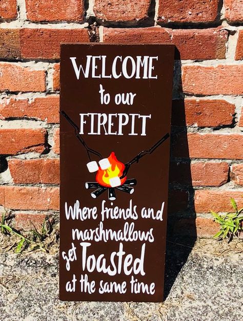 Welcome to Our Fire Pit Sign; Fire Pit Sign; Wooden Sign; Painted Sign; Outdoor Sign; Patio Sign; Fa Free Svg Downloads, Fire Pit Wall, Fire Pit Party, Small Fire Pit, Rustic Fire Pits, Large Fire Pit, Fire Pit Chairs, Modern Fire Pit, Fire Pit Furniture