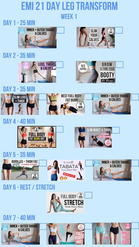 Emi Wong, Leg Workout Plan, Loose Weight Workout, Slim Legs Workout, Free Workout Programs, Transformation Workout, Full Body Workout Plan, Gym Workout Plan For Women, Workout List