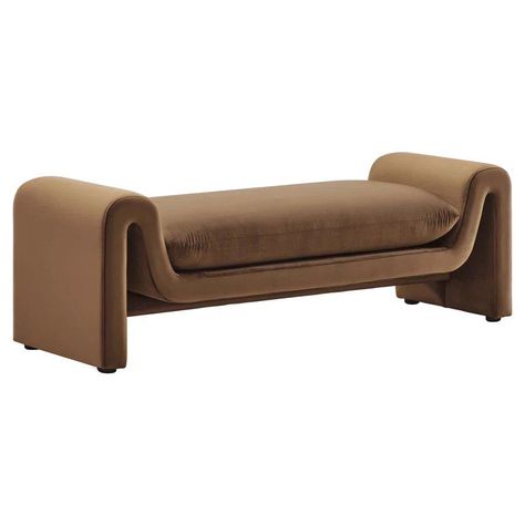 Wade Logan® Brentleigh Upholstered … curated on LTK Villa Marrakech, Accent Bench, Velvet Bench, Furniture Bed, Bedroom Bench, Modern Bench, Modway Furniture, Upholstered Bench, Stain Resistant Fabric