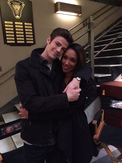 Grant Gustin & Candice Patton Grant Gustin, Flash, White