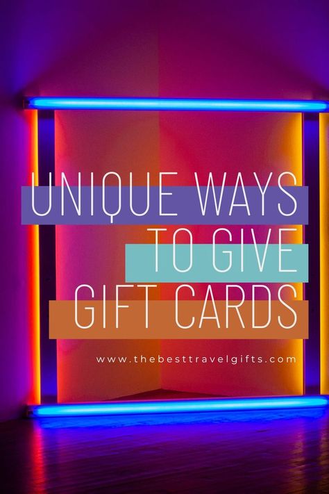 Unique ways to give gift cards with a colorful background Wrap Gift Cards Creative, Gift Card Presentation For Men, Wrapping Gift Cards Creative, How To Give Gift Cards Ideas Creative, Gift Card Presentation Birthday, Fun Ways To Give Gift Cards, Creative Gift Card Presentation, Creative Ways To Give Gift Cards, Gift Card Ideas Creative