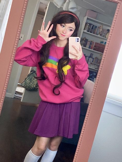 Subtle Cosplay, Creative Cosplay, Blonde Cosplay, Casual Cosplay Outfits, Cute Cosplay Ideas, Mabel Pines Cosplay, Cosplay Ideas, Simple Cosplay Ideas, Gravity Falls Cosplay