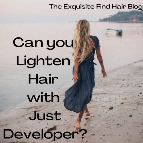 How To Go From Dark To Light Hair, Using 20 Developer To Lighten Hair, Diy Hair Lightener Brunettes, Lightening Hair At Home, Sunbabe Hair Lightener, How To Lighten Dark Hair, How To Bleach Your Hair At Home, How To Lighten Hair Dyed Too Dark, Going From Dark To Light Hair