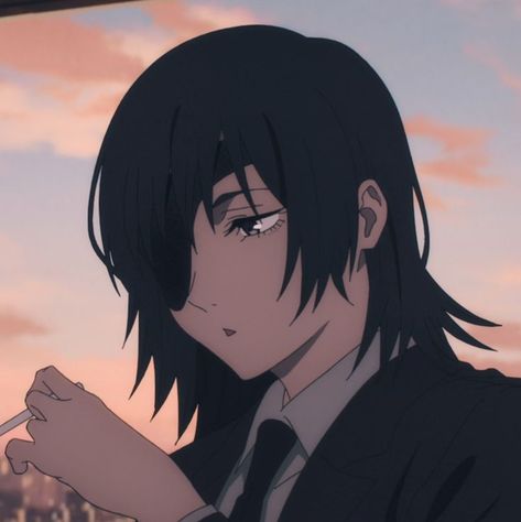 chainsaw man ep 6 Tim Burton Characters, Yumeko Jabami, Man Icon, 5 Anime, Gothic Anime, Angel And Devil, Couples Icons, Anime Monochrome, Cute Profile Pictures