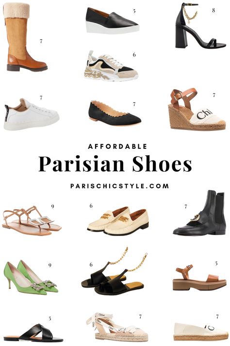 Parisian shoes, parisian style, parisian fashion, shoes, french shoes, french shoe brands, french sneakers, sandals, loafers, mules, boots, shoes to wear, what to wear, who what wear, Paris Chic Style, shoes to wear to paris, shoes to wear to new york, leather shoes, suede shoes, summer shoes for women, comfortable shoes for walking, stylish shoes for walking, comfortable shoes for work, stylish shoes for work, comfortable shoes for travel, stylish shoes for travel, travel shoes, french style Parisian Shoes French Style, Comfortable Chic Shoes, Chic Flat Shoes, Quiet Luxury Shoes, Parisian Fashion Aesthetic, Parisian Sneakers, French Street Style Parisians, Parisian Sandals, French Shoes Style