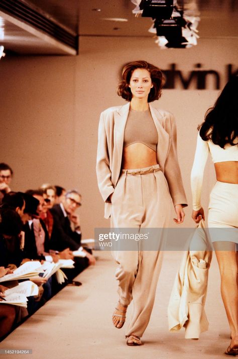 Christy Turlington Style, Christy Turlington 90s, 90s Runway Fashion, 1990s Fashion, Trending Sandals, Calvin Klein Collection, Christy Turlington, Fashion People, Trending Dresses