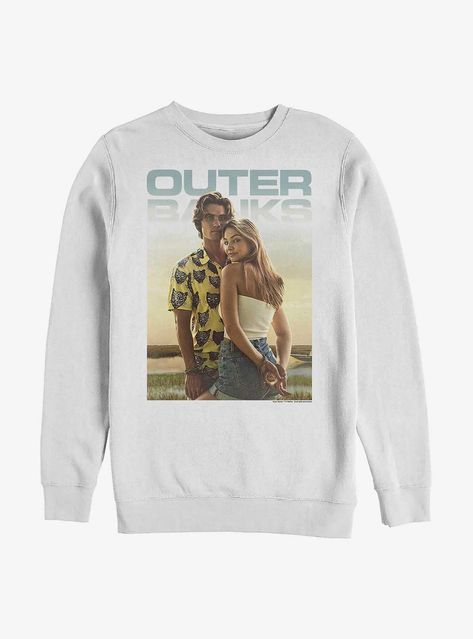 <ul><li>50% Cotton  50% Polyester<li><li>Wash cold; dry low<li><li>Imported<li><li>Listed in men's sizes<li><ul> Outer Banks Outfits, John B, Couples Sweatshirts, Cute Preppy Outfits, Cute Sweatshirts, Sweatshirts Online, Really Cute Outfits, Outer Banks, Preppy Outfits